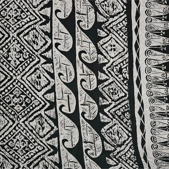 Diane Gilman 100% Silk Sleeveless Blouse Women’s Plus 3X Boho Artsy Vacation - Picture 6 of 11